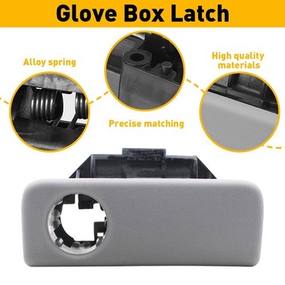Glove Box Lock Latch Compartment Handle Fawn Brown for 04-2010 Toyota Sienna EAW