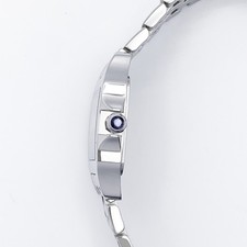 CARTIER Santos Demoiselle SM SS Purple Logo Dial Limited Edition Watch 5