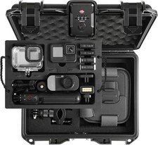 VCR Hard Carrying Case Organizer for GoPro Hero 13/12/11/10/9/8 Action Camera