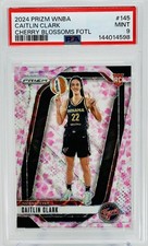 ‘24 Caitlin Clark Panini Prizm WNBA Cherry Blossom Prizm/20 FOTL RC/SP-PSA9 POP6