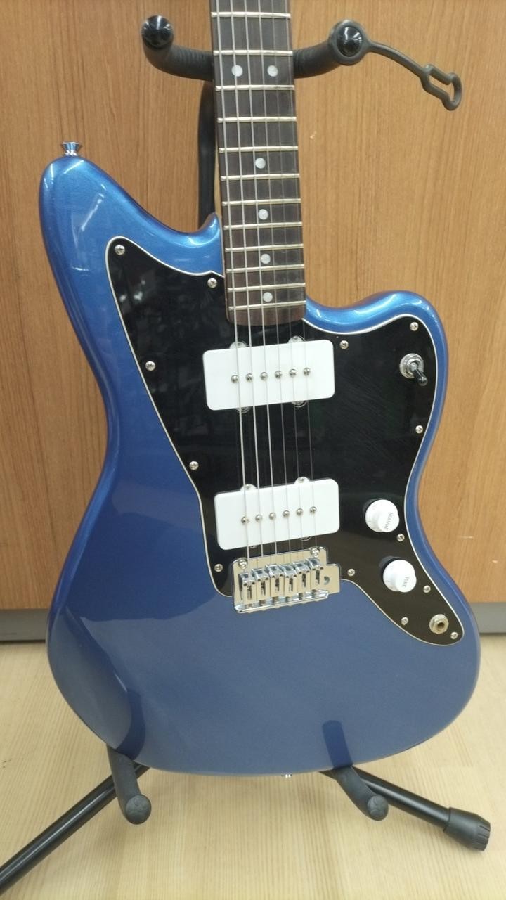 Squier Affinity Jazzmaster Electric Guitar Lake Placid Blue C Neck Fret Wear Has