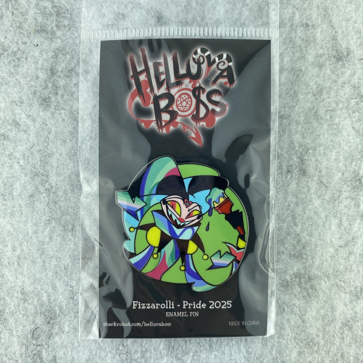 ヘルヴァボス フィッザローリィ フィズ　ピンズ Helluva Boss Fizzarolli Fizz Pride 2025 Enamel Pin | eBay