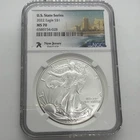2022 7K Metals U.S. State Series American Silver Eagle NGC MS70 - New Jersey