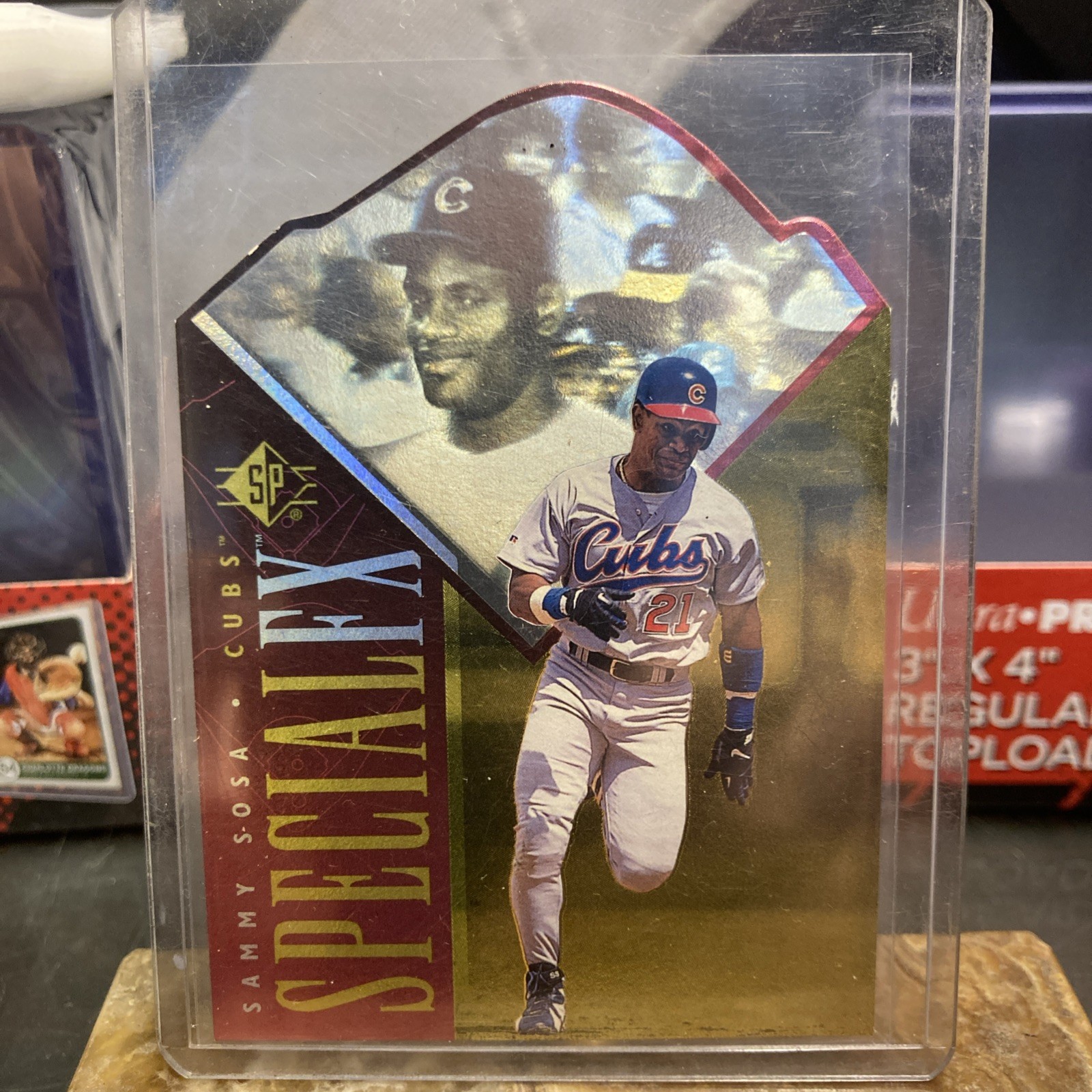 1996 SP Special FX Die Cuts #33 Sammy Sosa Chicago Cubs