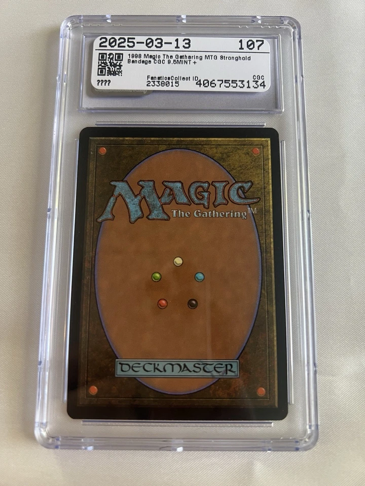 Bandage Magic The Gathering Stronghold MTG Card CGC 10 Gem Mint - Image 2 of 2