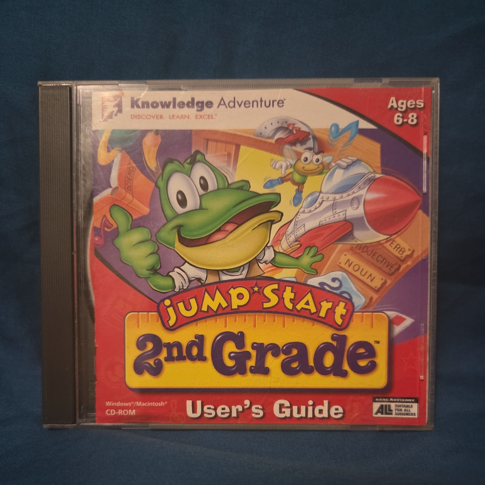RARE JumpStart: Learning System 2nd Grade (PC CD-ROM, 1996) Knowledge Adventure
