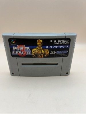 Super Famicom Games '' Super Power League 3 '' TESTED /660513