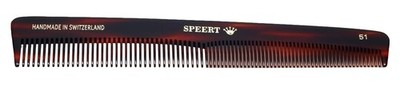 #51 Handmade Wide Narrow Tooth Comb Tortoise Havana Acetate Thick Coarse Curl...