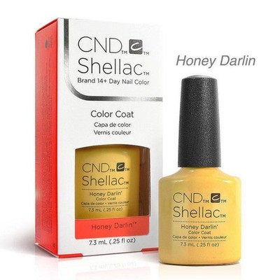 CND Shellac UV Gel Polish 0.25 oz NIB Honey Darlin