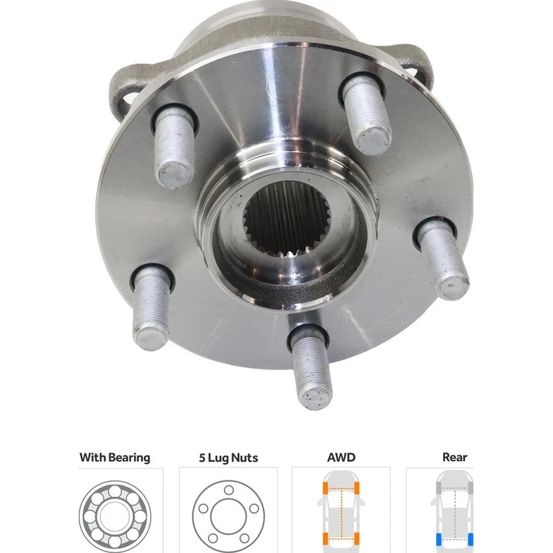Buje de rueda para Subaru Forester Impreza Crosstrek 2012-2016 Foto 2 de 4