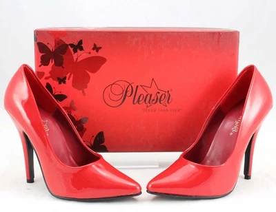 Pleaser Pumps Gr. 35 / US5 Seduce 420 Lackpumps High Heels Pumps rot (#4037) - Bild 1 von 4