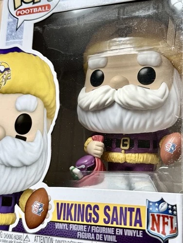 FUNKO • NFL • Minnesota VIKINGS • 2025 • SANTA CLAUS • w/Pro • Ships Free