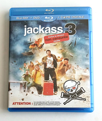 Jackass 3 - Sehr guter Zustand - 3D Edition mit Brille - Blu-ray + DVD + Digital Copy