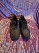 Clarks Herren Halbschuhe 43 Schuhe Braun Nubukleder Leder 