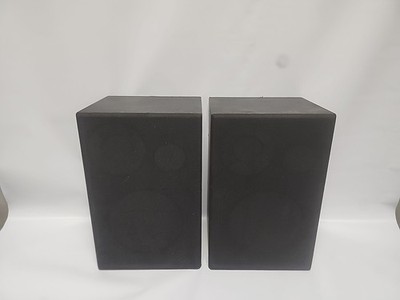 Bose Model 21 Speaker System Compact Black Bookshelf Speakers