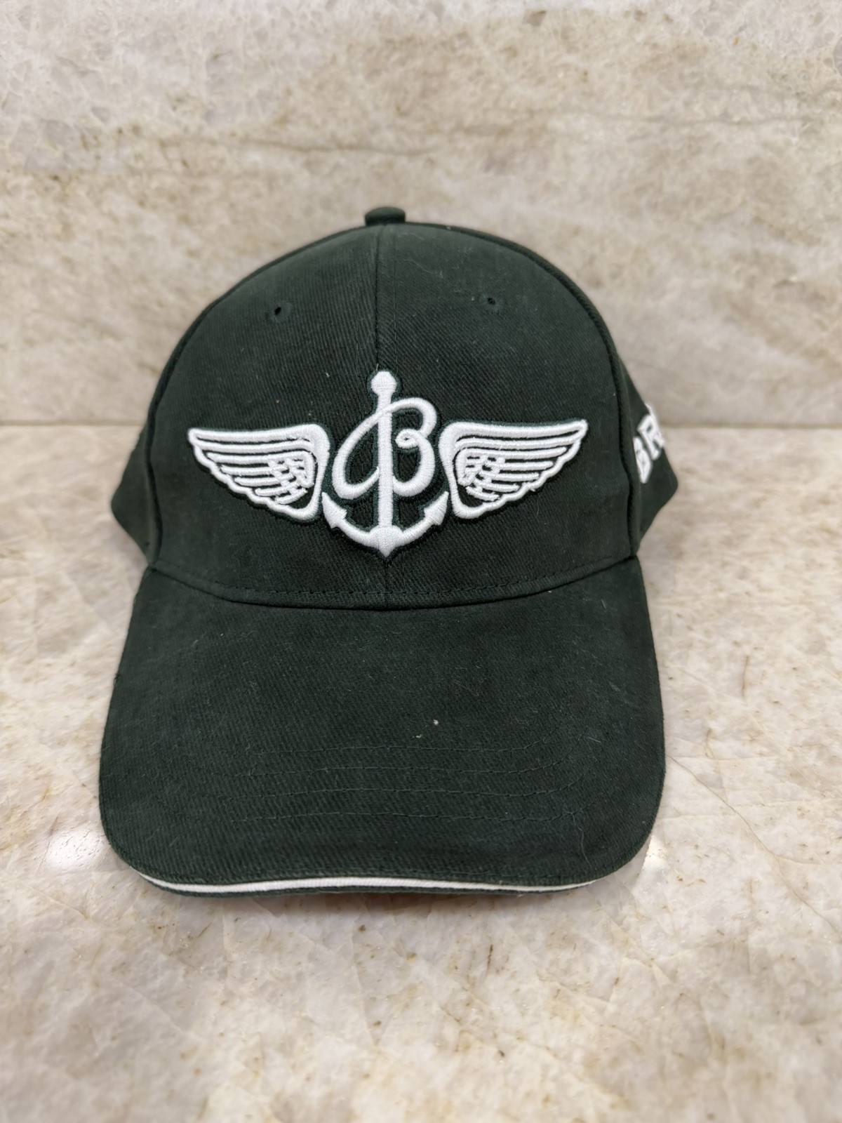 Breitling 1884 in Green- Air Captain Cotton Hat “Flying B” Excellent Condition
