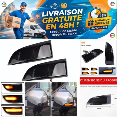 Clignotants LED dynamiques Hacreyatu Renault Megane Scenic Laguna - Photo 1/4