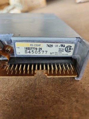 Vintage TEAC FD-235HF 3.5'' 1.44MB Internal Floppy Drive 193077A2-91