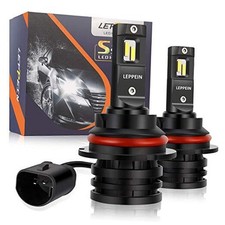9007 LED Headlight Bulbs S Series High Beam/Low Beam/Fog Light 12xCREE Chips