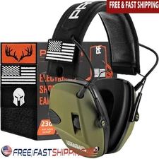 Durable Hearing Protection Earmuffs Smart Tech Lightweight Ear Cups Shooting New