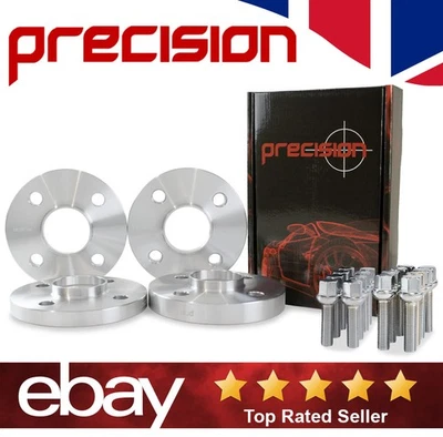 PRECISION VW Lupo Wheel Spacers 15mm and 20mm and bolts for 4x100 57.1 (1998-2005) Alloys