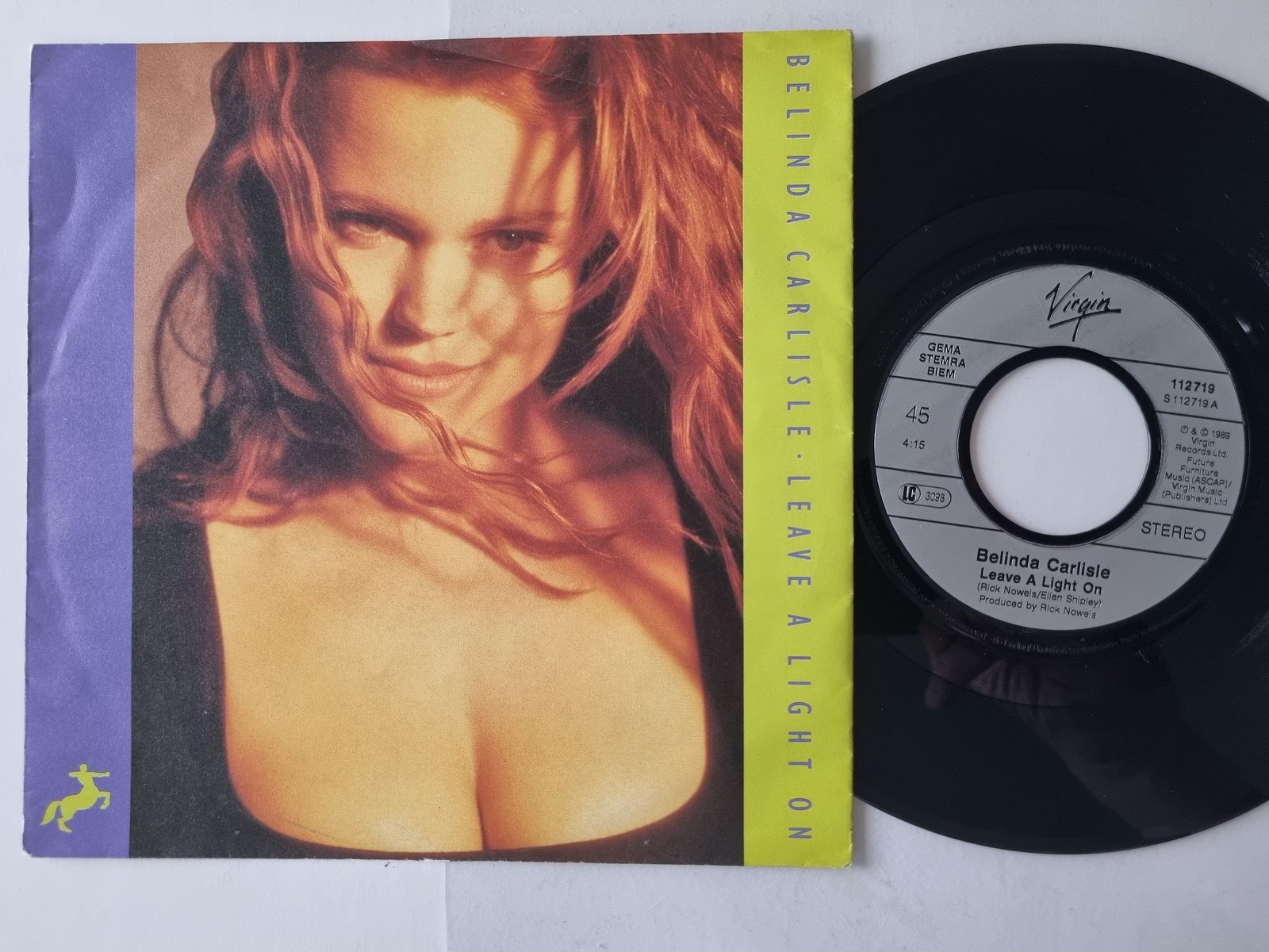 Belinda Carlisle - Leave A Light On 7'' Vinyl Germany