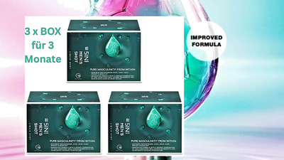 5in1 Mens Shot für 3 Monate *All-in-one-Shot mit Doppel-Komplex aktiv &präventiv