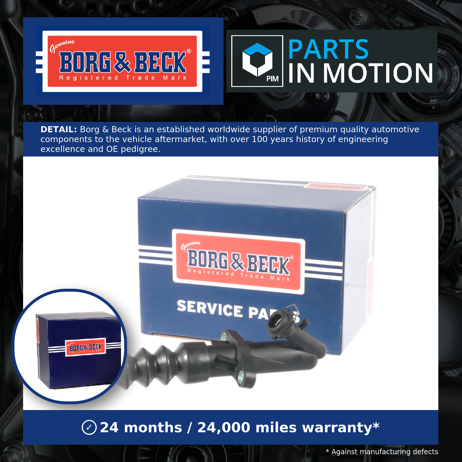 Clutch Slave Cylinder BES298 Borg & Beck 9808066680 Genuine Quality Guaranteed - Image 3