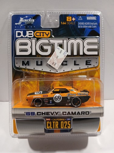 Jada Bigtime Muscle 1:64 Scale 69 CHEVY CAMARO CLTR 025 Diecast - 第 1/2 張圖片