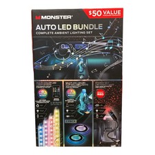 Monster 5 Piece Auto Led Lighting Kit Monster 5 Piece Auto Led Lighting Kit