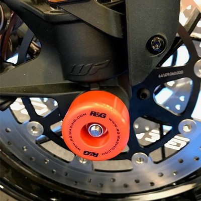R&G Gabelprotektoren orange KTM 990R Super Duke 2008 - 2013