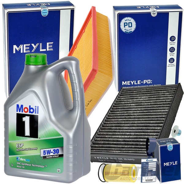 Meyle Filterset Paket+Mobil ESP 5W30 ÖL FüR Opel Corsa D E 1.0+1.2+1.4 60-100 PS-image
