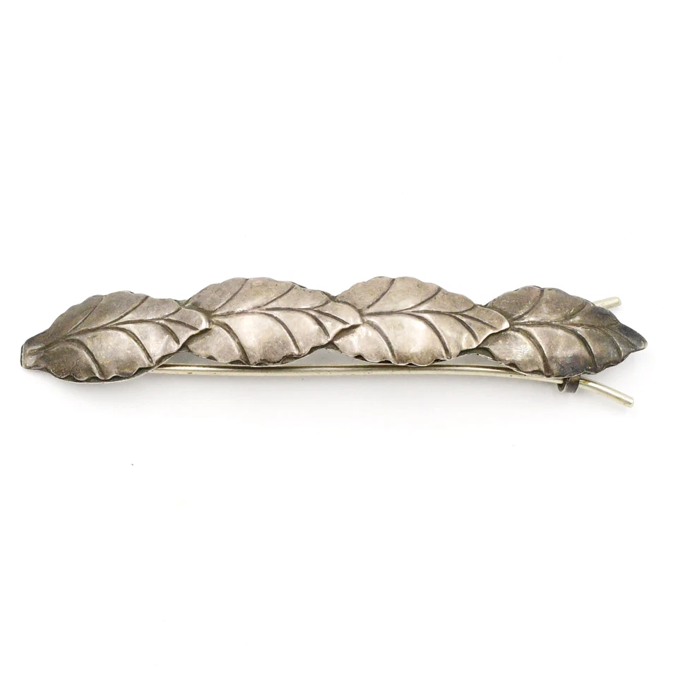 Sterling Silver 925 Leaf Organic/Nature Hair Clip/Pin - Image 3 of 4