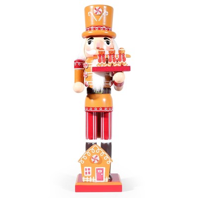 15 Inch Nutcracker Chef Christmas Decor, Festive Nutcracker Figurine, Holiday...