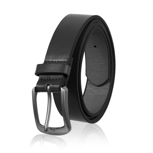 Men's Faux Leather Dress Belt,Classic & Fashion Jeans Belts with Single Prong...