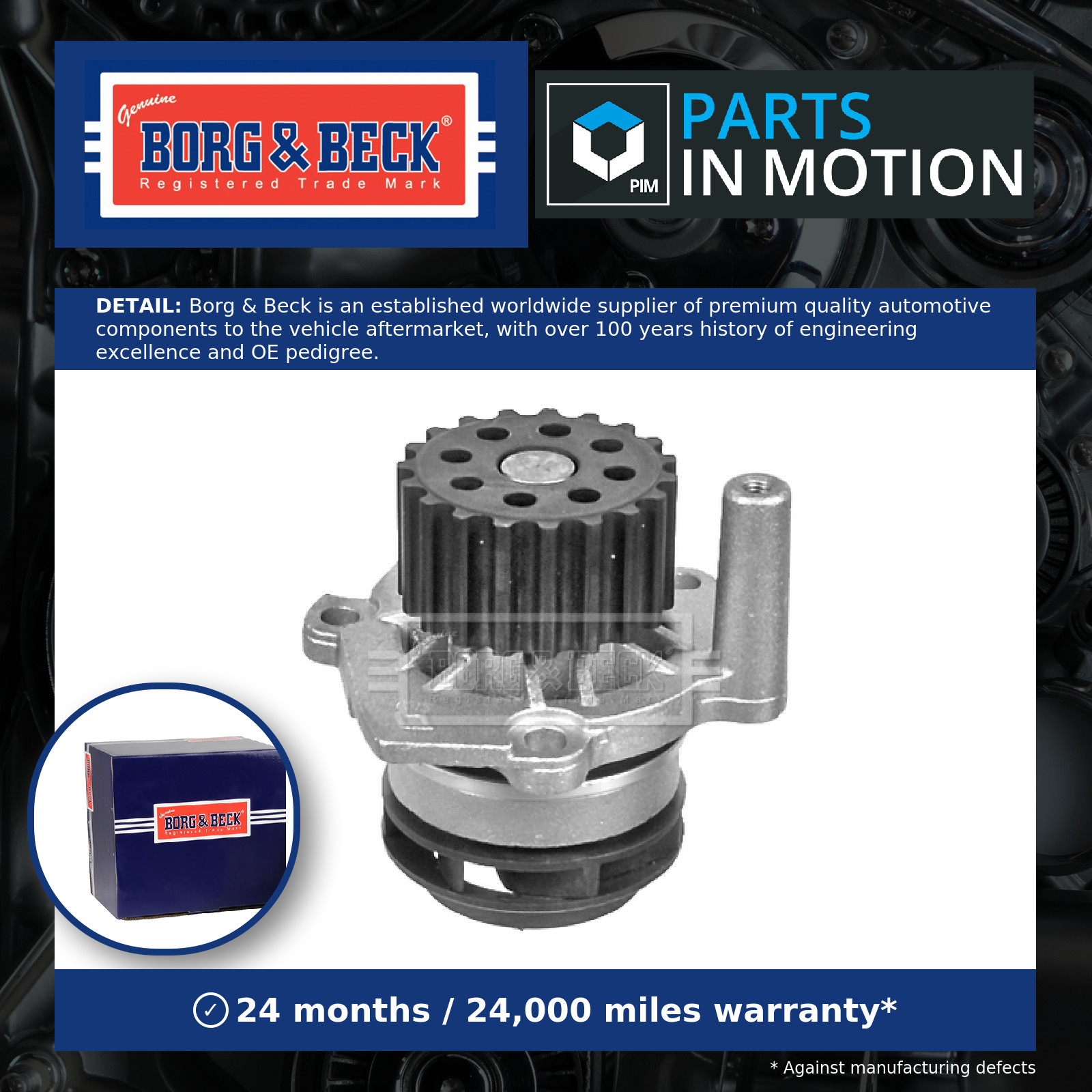 For VW MULTIVAN Mk V 2003 to 2016 Water pump BWP2223 - Image 3