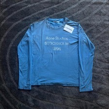 Acne Studios Stockholm 1996 Blue Long Sleeve Shirt
