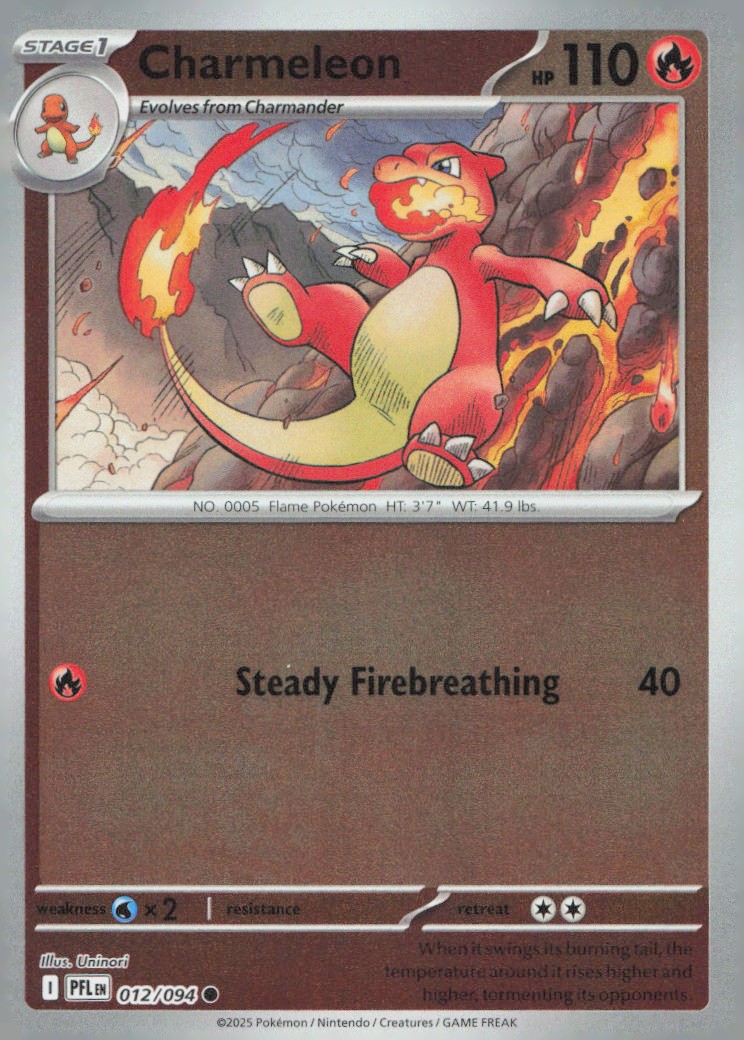Charmeleon Common ME02: Phantasmal Flames 012/094 NM