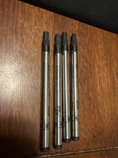 Montblanc LeGrand Rollerball Refills Medium Black Lot of 4 Genuine
