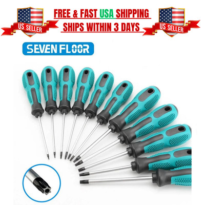 Magnetic Torx Screwdriver Set T5 T6 T7 T8 T9 T10 T15 T20 T25 T27 T30 Tool Kit