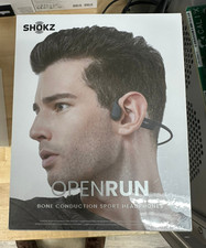 Shokz OpenRun Bone Conduction Headphones - Black S803 NEW 