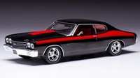 Ixo Model Chevrolet Chevelle Ss 1970 Black/Red 1:43