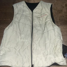 CHAPS Ralph Lauren Vintage 90s Fleece Insulated Reversible Vest Small