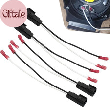 4PCS Car Speaker Wiring Harness, Car Front Rear Door Speaker Adapter Connector A