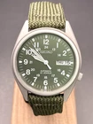 [N Mint] SEIKO 7S26-3060 Mens Vintage Watch Automatic Green Dial Day/Date Japan