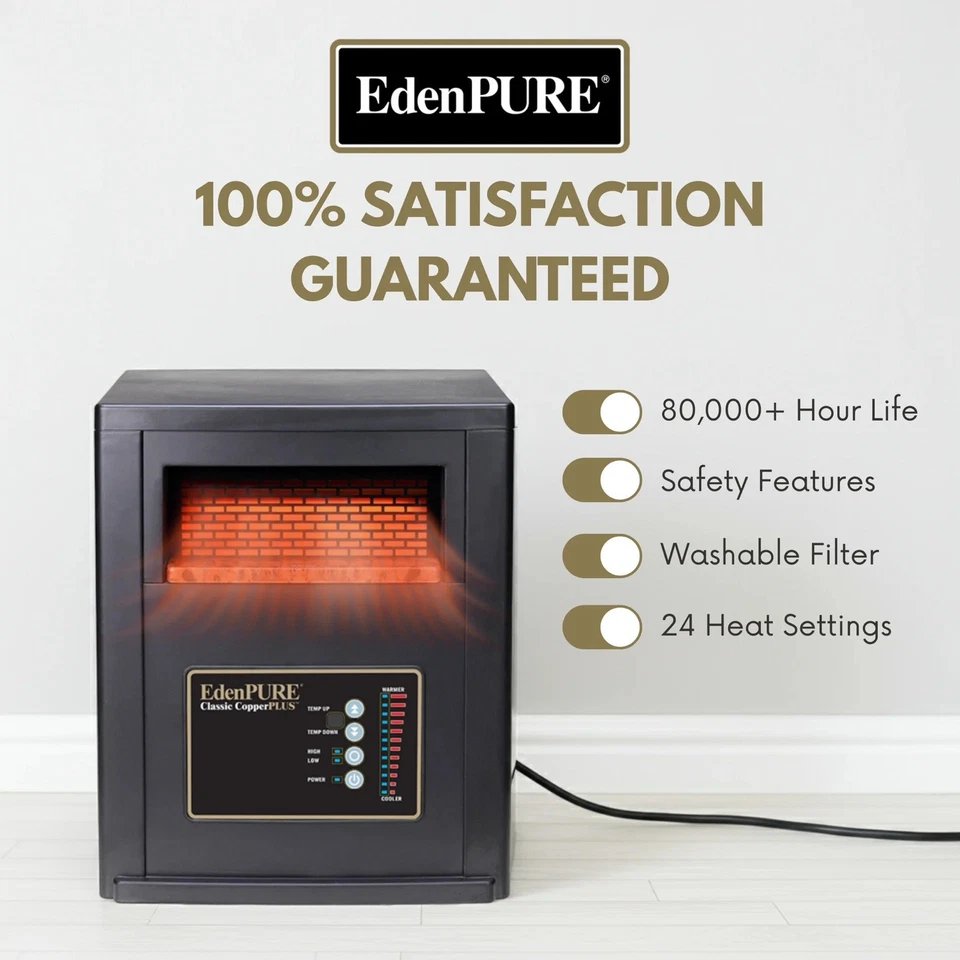 CALENTADOR EDEN PURE CLASSIC COBRE PLUS NUEVO EN CAJA Foto 2 de 3