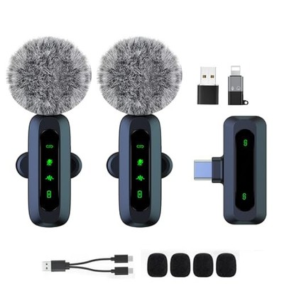 Mini Wireless Lavalier Mikrofon für Android und iPhone, iOS Geräte - Geräusche