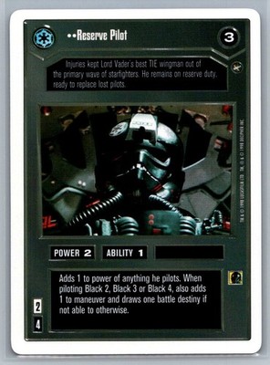 Decipher Star Wars CCG 1995 Reserve Pilot Dark Side
