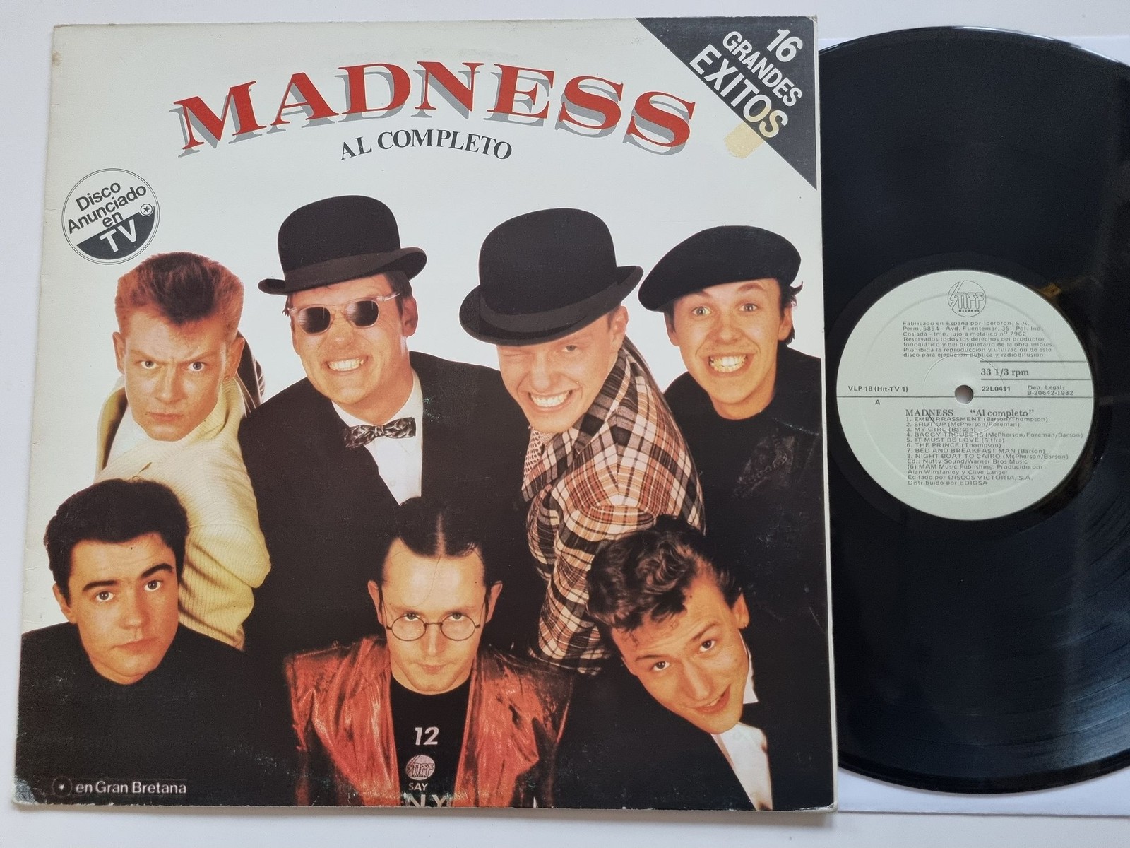 Madness - Madness ""Al Completo""/ Greatest Hits Vinyl LP Spain