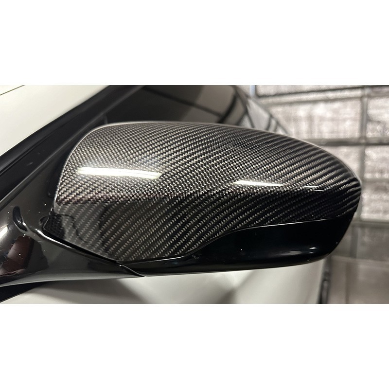 100% Dry Carbon Fiber Side Mirror Covers Replace for BMW M5 F10 / M6 F06 F12 F13